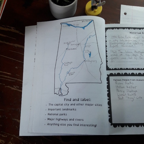 United States Homeschool Workbook - Picture 11 of 16